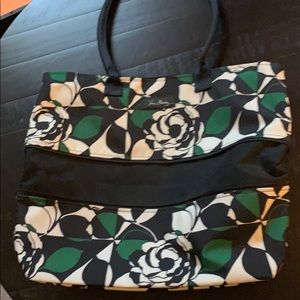 Vera Bradley Expandable Tote In Imperial Rose